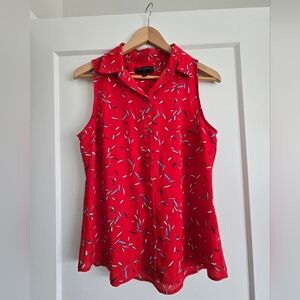 Banana Republic Red Small Womens Tank Top